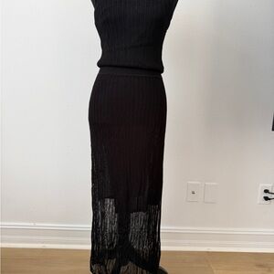 Brand new Theory Elegant Black Knit Skirt